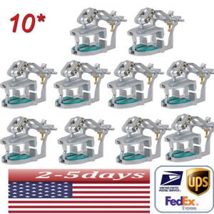 10PC Dental Lab Adjustable Magnetic Articulator Hold Full Teeth Models Dentist