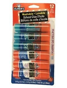 Non-Toxic Glue Stick, 12-Count (12)