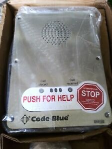 Code Blue IA4100 Double Button Indoor/Outdoor Emergency Speakerphone New in Box