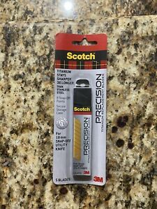 3M-Scotch Utility Knife Refill Blades: Large. These Titanium Blades Stay Sharper