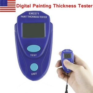 New EM2271 Digital Painting Thickness Meter Mini LCD Car Coating Thickness Gauge