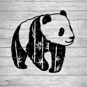 Nature Panda SVG, Cricut files, Digital files