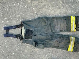 Firefighter Janesville Lion Apparel Turnout Bunker Pants 32W 2002