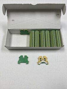 NEW IN BOX LOT OF (63) ALLEN BRADLEY 1492-JG3 SERIES A TERMINAL BLOCKS