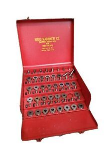 Box Set of Ward Machinery Co. Punch &amp; Dies Whitney Roper Jensen, Diacro