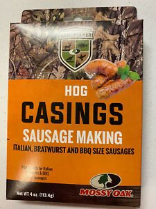 Mossy Oak® Hog Casings Sausage Making for Wild Game, Beef, &amp; Pork 2 Pack