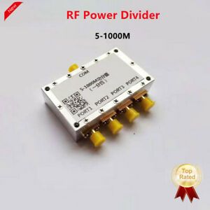 RF Power Divider Power Combiner 5-1000M Power Splitter SMA One To Four