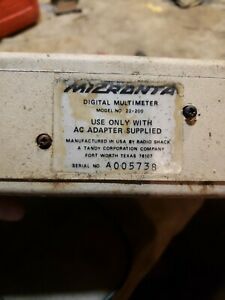 Vintage Micronta digital multimeter Model 22-200 SOLD AS IS UNSURE IF WORKS
