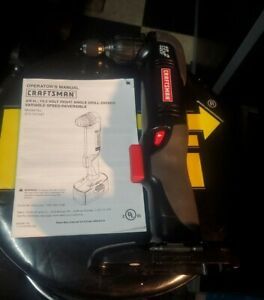 CRAFTSMAN (19.2V)  3/8&#034; CORDLESS RIGHT ANGLE DRILL MODEL NO. (315.101541)
