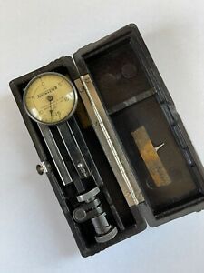 Federal Products Testmaster Dial Test Indicator, jeweled, .001, Bakelite Case