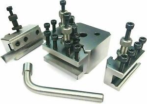 Quick Change T37 Tool Post Set+ 4 Holders-Myford &amp; Lathe 90-115 mm Center Height