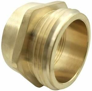 SpringSpray 1-1/2&#034; NPT Female x 1-1/2&#034; NST (NH) Male Brass Hexagonal