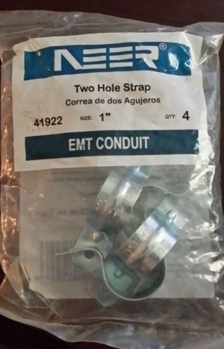 1&#034; conduit two hole strap qty 8 for sale
