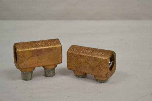 Lot 2 thomas&amp;betts t35 cable lug connector 300-500 awg copper d204683 for sale