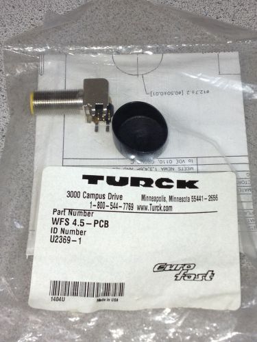*new* turck wfs 4.5 - pcb 5 pin connector u2369-1 euro fast save! for sale