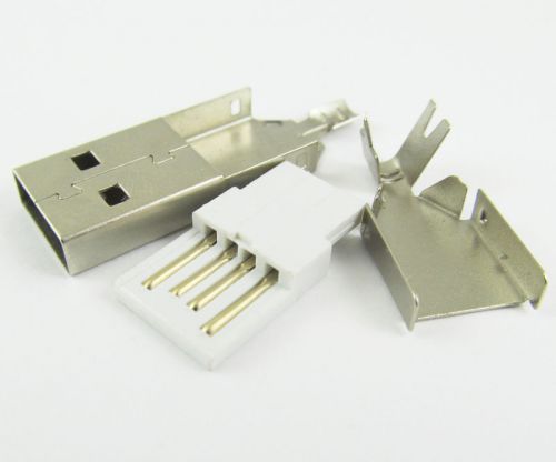 30 sets usb 4 pin plug male socket connector, for pc use for sale
