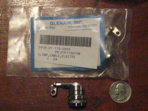 10 pieces glenair electrical connector clamp p/n gtr115g10m. new for sale
