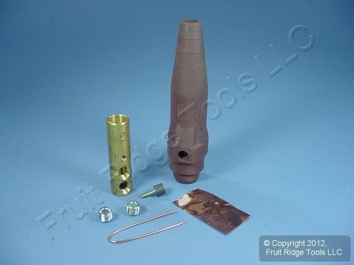 Leviton Brown 18 Series Detachable Female CamType Plug Crimped 235A 600V 18D31-H