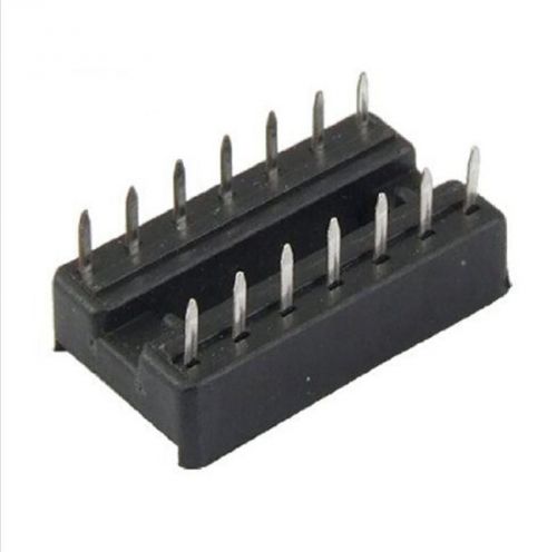High Light 20 Pcs 14 Pin DIP IC Sockets Adaptor Solder Type Socket 2.54mm HGCA