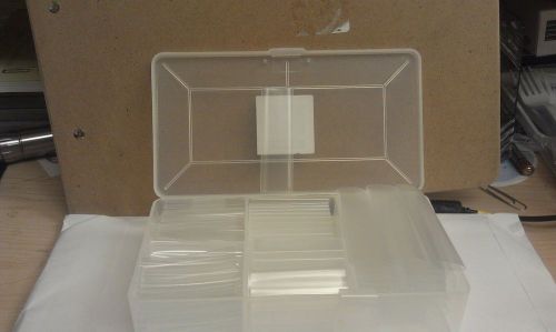 180 piece heat shrink tubing kit - 2:1 Polyolefin (All Clear)