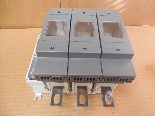Abb fusible disconnect switch os200j03 600 vac 200a 200 a amp 3ph 150hp used for sale