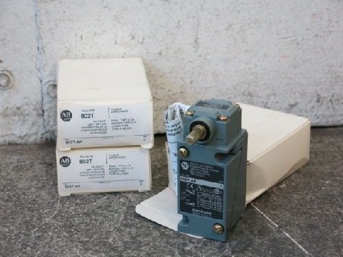 3 allen bradley 802-ap oiltight limit switches, 600 vac, 40146-747, new for sale