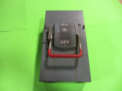 General electric #th3362 60a 600v 3p model 1 safety switch for sale