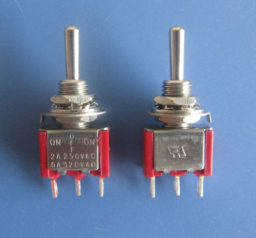 Toggle switch 3 pin on-off-on position ac 250v/2a 125v/5a ur list 2 pcs for sale