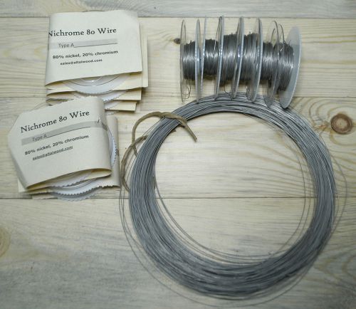 Nichrome Wire 80 resistance 22 AWG - d 0,63 mm/ 75.46 ft - 23 meter  80%Ni 20%Cr