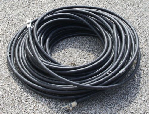Cable 4 AWG 125 FEET W LEAD TERMINALS SOFT 4AWG US GI (battery welding, engine)