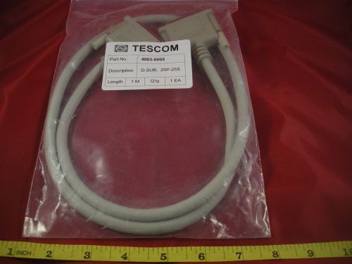 Tescom 4003-0005 Connector Cable 1M D-SUB 25P-25S 25 Pin Male/Female Nib New
