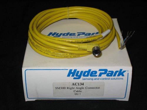 Hyde park sensor cable ac134 sm300 right angle connector 16&#039; 4 wire for sale