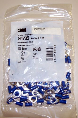 100 x 3m 94735 terminal-ring tongue blue 16-14 awg for sale
