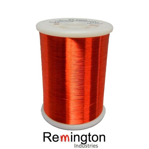 43 AWG Gauge Enameled Copper Magnet Wire 1.0 lbs 66092&#039; Length 0.0024&#034; 155C Red