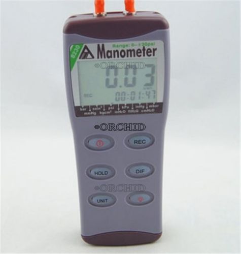 Air meter az-8230 differential digital 0-30psi gauge manometer pressure tester for sale