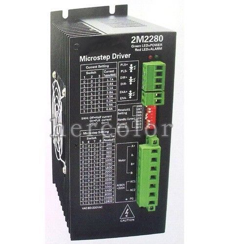 Cnc step motor driver controller 2m2280 6.6a ac80-220v for sale