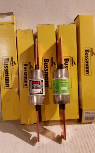 Bussmann Fusetron FRS-R-125 Amp 600V Class RK5 Dual Element Fuses 4# in lot