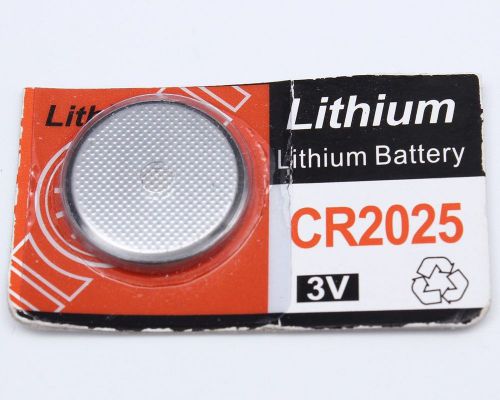 5pcs cr2025 li-ion battery button batteries 3v li for frog light scales battery for sale