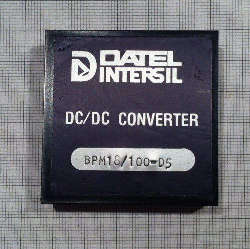 DATEL BPM18/100-D5 3 WATT DC-DC CONVERTER +/-18VDC OUTPUTS