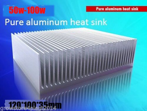 Aluminum radiator,120*100*25mm heat sink for 50w-100w led chip cooling