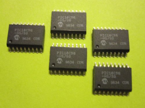 Pic16c56-hs/so(pic16c series 25 b ram 1 k x 12 bit cmos 8-bit)(1 item) for sale