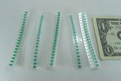 100 KingBright Green Subminiature Surface Mount Gull Winged LEDs AM2520SGT03-DC2