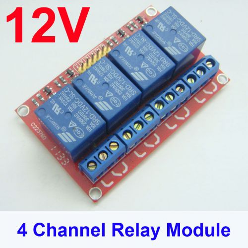 4 Channel Relay Module Board 12V for PIC AVR MCU DSP