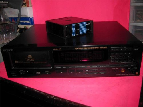 SONY CDP-C90ES 10-DISC MAGAZINE TYPE AUTOMATIC CD CHANGER / PLAYER ~ AS IS