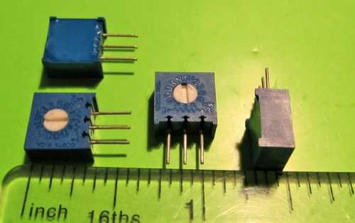 CermeTrimmer Resistors,Bourns,3386W-1-105,1M Ohm 10% 0.5W(1/2W) 1(Elec),4 Pcs
