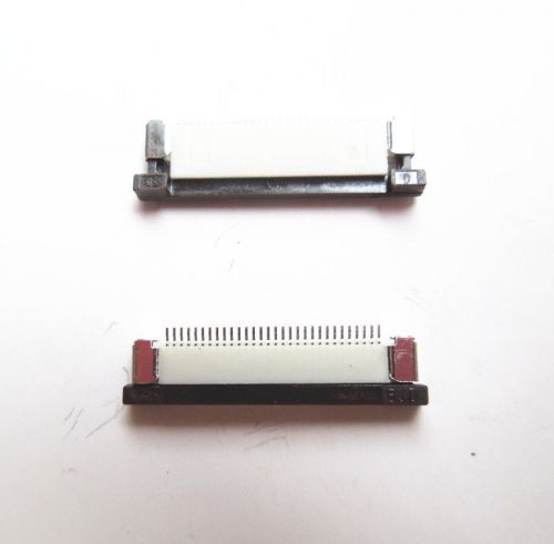 10 pcs  FFC FPC 30-pin 0.5mm  Pitch Ribbon Flat Connector Socket Top contact