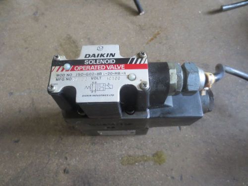 Kiamaster 4neii-600 daikin solenoid valve jso-g02-8ba-20-h8-n check mc-02p-0610 for sale