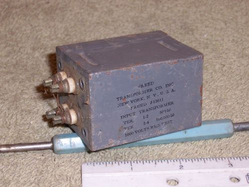 OG5940- Freed #13611 500/100000 Ohm  Audio Input Transformer