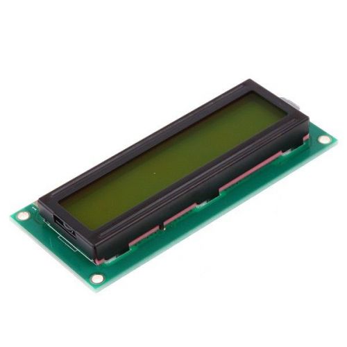 1602 16x2 hd44780 character lcd display module yellow green blacklight for sale