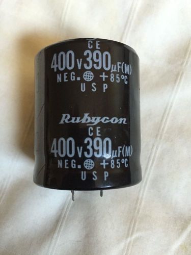 New Rubycon Electrolytic Capacitor  390uf/400v